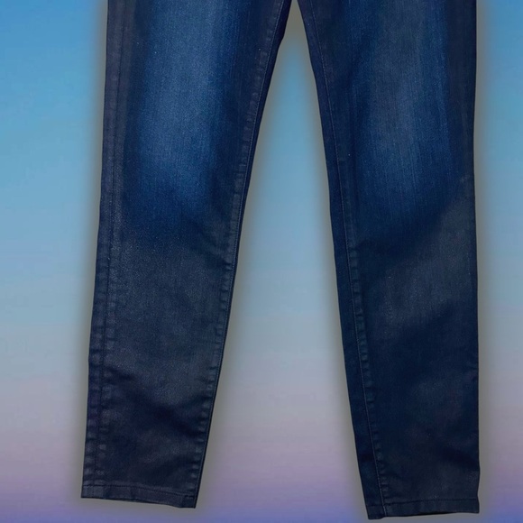 J Brand Waxed & Coated Denim Legging in “Smokestack” Size 27 - Picture 6 of 13